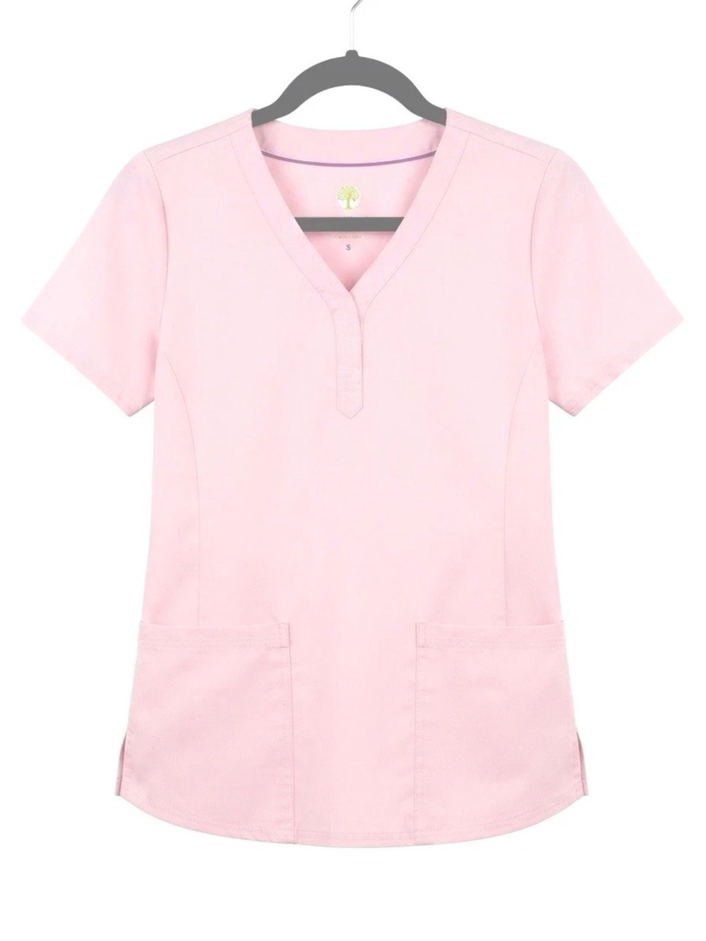 Healing Hands Pink Jasmin Scrub Top - Women's Small